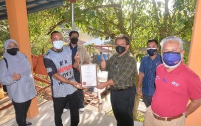Working Visit of the Director General of Fisheries Malaysia, Tuan Ahmad Tarmidzi bin Ramly AMK to the SME Cluster of Fish Breeding in Paya Pagar Cages, Bera, Pahang.