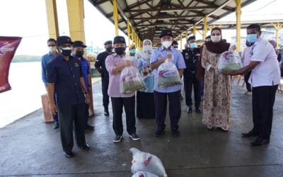 Lawatan Timbalan Menteri Pertanian dan Industri Makanan I, YB. Datuk Seri Haji Ahmad bin Hamzah ke daerah Kota Tinggi, Johor.