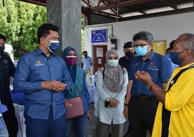 Lawatan Kerja Timbalan Ketua Setiausaha (Pembangunan) Datuk Badrul Hisham Mohd, Kementerian Pertanian dan Industri Makanan (MAFI) ke Kebun Kerang, Lekir, Perak.