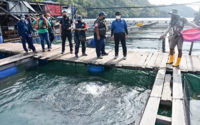 Lawatan Kerja Timbalan Ketua Pengarah Perikanan (Pembangunan) Malaysia, Encik Mohd Mohtar Bin Mahamud ke West Coast Aquaculture Sdn Bhd, Langkawi.