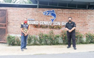 Lawatan Kerja Ketua Pengarah Perikanan Malaysia, YBrs. Tuan Ahmad Tarmidzi bin Ramly ke Projek Ternakan Ikan Kelah, Syarikat Asuko Genius Sdn. Bhd. Kulai, Johor.