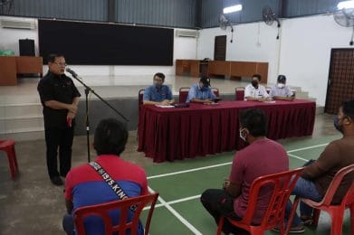 Lawatan kerja Timbalan Menteri I MAFI, YB Datuk Seri Ahmad Bin Hamzah ke kawasan penternak akuakultur – sangkar ikan air tawar yang mengalami kerugian akibat bencana banjir di Temerloh, Pahang.