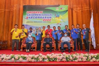 Majlis Penutupan Program Kecemerlangan dan Kecergasan Jabatan Perikanan Malaysia tahun 2022.