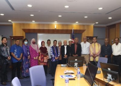 The Malaysian Fisheries Department received a courtesy visit from the Malaysian Fisheries Assistants Association (Retired).