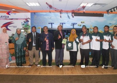 Ketua Pengarah Perikanan, YBhg. Dato’ Adnan bin Hussain menerima kunjungan hormat dari Delegasi Malaysia Society of Agricultural and Food Engineering (MSAE) di Jabatan Perikanan Putrajaya.