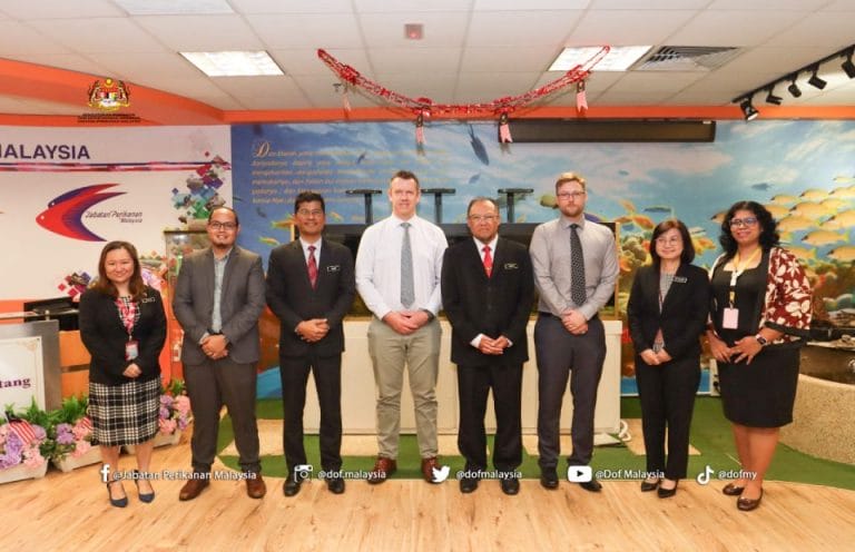 Ketua Pengarah Perikanan, YBhg. Dato’ Adnan bin Hussain menerima kunjungan hormat daripada delegasi Department of Agriculture, Fisheries and Forestry Australia(DAFF) di Jabatan Perikanan Malaysia, Wisma Tani.