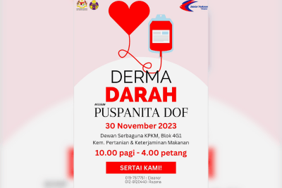 Mari Sertai Kempen Derma Darah!