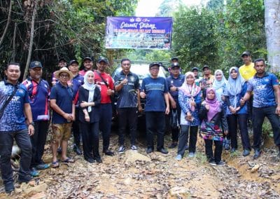 1000 Fish were Released in the Sungai Chalil Sanctuary.