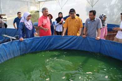 Official Visit of Director General of Fisheries Malaysia to LPY Aquaculture Sdn Bhd.
