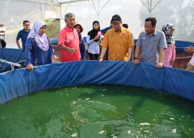 Lawatan Ketua Pengarah Perikanan Malaysia ke LPY Akuakultur Sdn Bhd.