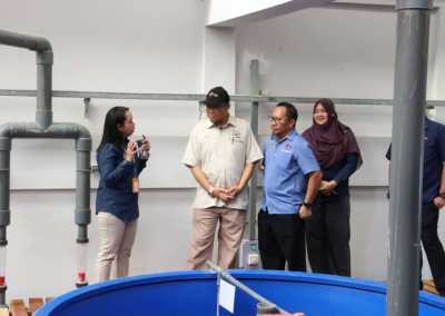 Lawatan Kerja Ketua Pengarah Perikanan Malaysia Ke Jabatan Perikanan Laut Sarawak, Institut Penyelidikan Perikanan Santubong & Pusat Pengeluaran Benih Ikan Laut Santubong