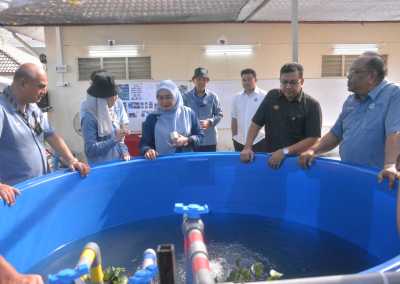 Majlis Ringkas Pelepasan Anak Ikan Program Teknologi Solar dan Aplikasi IOT ke atas Agropreneur Penternakan Ikan Air Tawar
