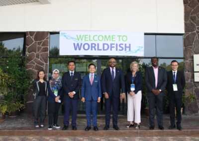 Lawatan Kerja Rasmi Timbalan Menteri Pertanian dan Keterjaminan Makanan ke Worldfish