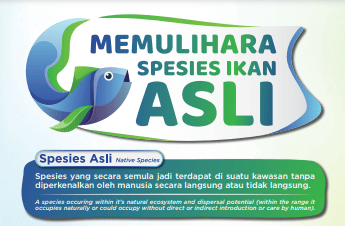 Poster Conserving Native Fish Species & List of Native Freshwater Fish Species in Malaysia