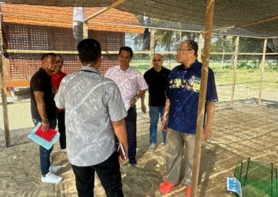 Lawatan Ketua Pengarah Perikanan Malaysia Ke Pusat Informasi Penyu Di Awana Kijal Golf Beach And Spa Resort