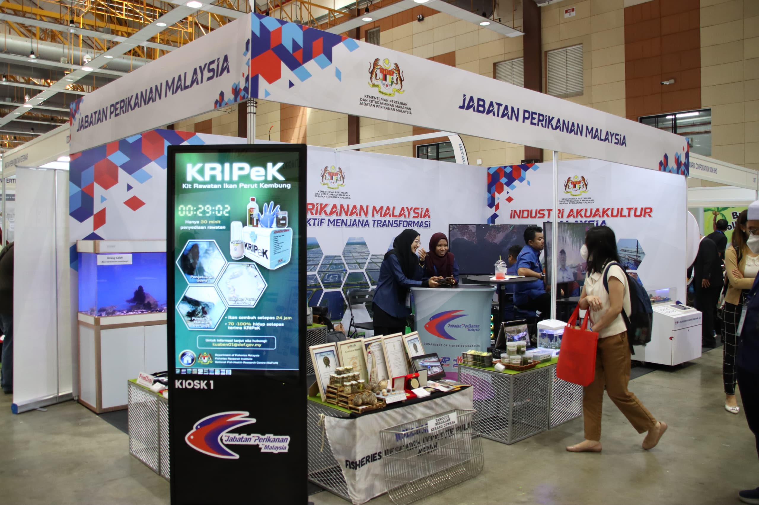 Jabatan Perikanan di Ekspo Pakar Pertanian