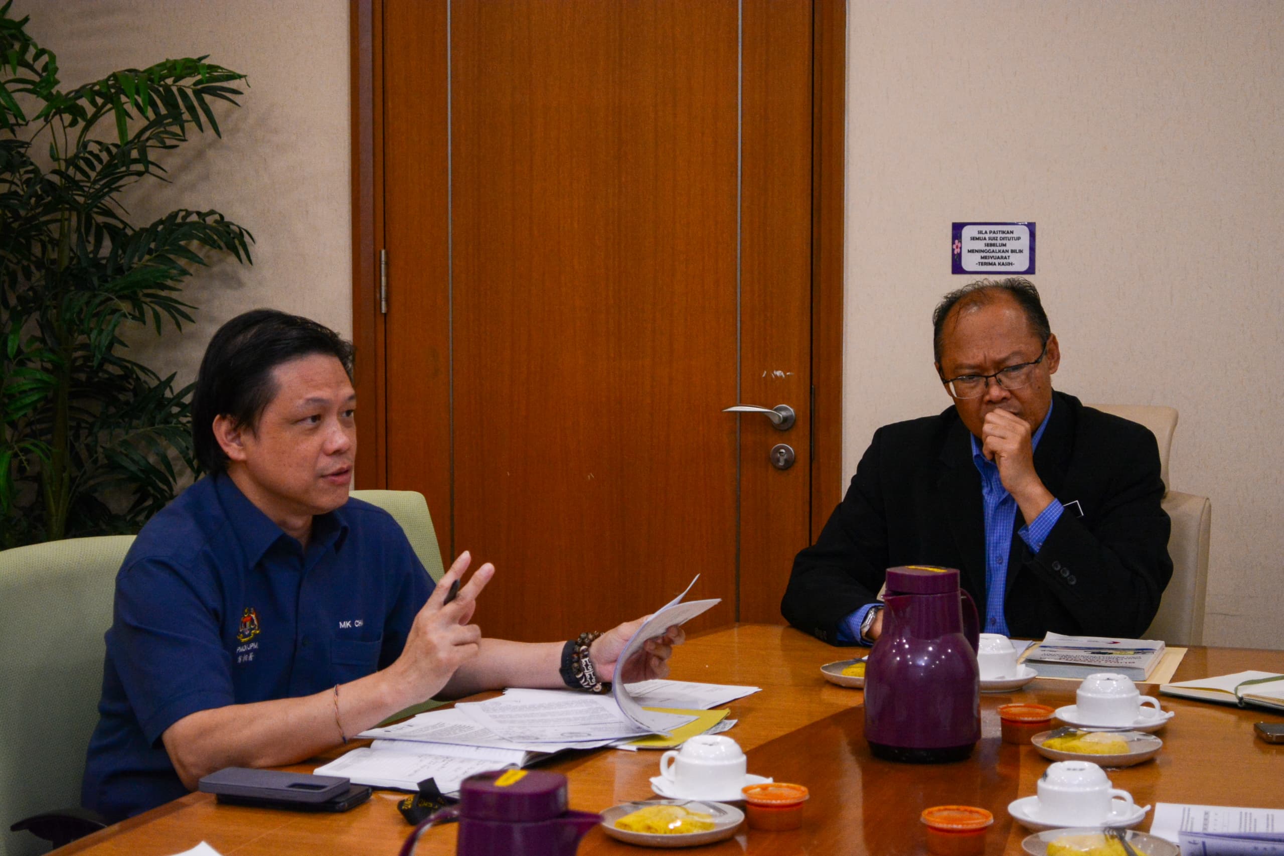 Sesi Perjumpaan Setiausaha Politik Kepada YAB Perdana Menteri Bersama YBhg. Dato’ Ketua Pengarah Perikanan Malaysia