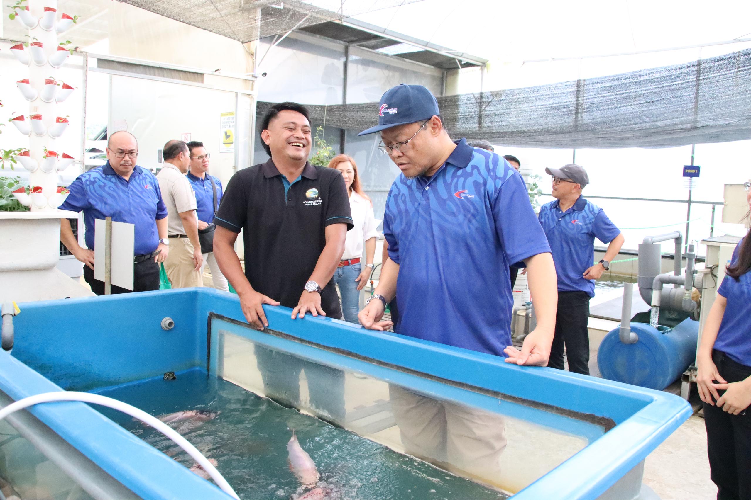 Lawatan Kerja Ketua Pengarah Perikanan Malaysia ke Borneo Empurau Farm & Resort